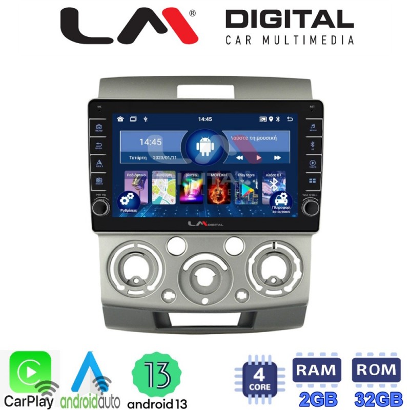 LM Digital - LM ZG4360 GPS Οθόνη OEM Multimedia Αυτοκινήτου για MAZDA BT 50  & FORD RANGER 2006&gt;2011 (CarPlay/AndroidAuto/BT/GPS/WIFI/GPRS)