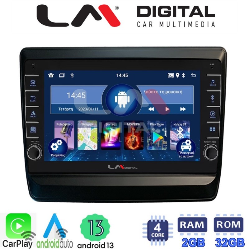 LM Digital - LM ZG4431 GPS Οθόνη OEM Multimedia Αυτοκινήτου για Isuzu DMAX 2021&gt; (CarPlay/AndroidAuto/BT/GPS/WIFI/GPRS)