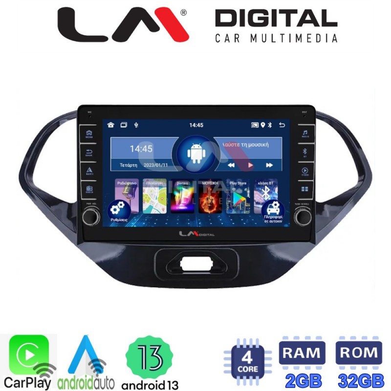 LM Digital - LM ZG4499 GPS Οθόνη OEM Multimedia Αυτοκινήτου για Ford KA 2016 &gt;  (CarPlay/AndroidAuto/BT/GPS/WIFI/GPRS)