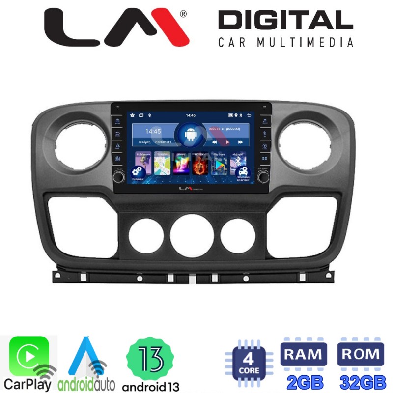 LM Digital - LM ZG4503 GPS Οθόνη OEM Multimedia Αυτοκινήτου για NISSAN NV400 2011 &gt; 2020
OPEL Movano 2011&gt; 2020
RENAULT Master III 2010 &gt; 2019 (CarPlay/AndroidAuto/BT/GPS/WIFI/GPRS)