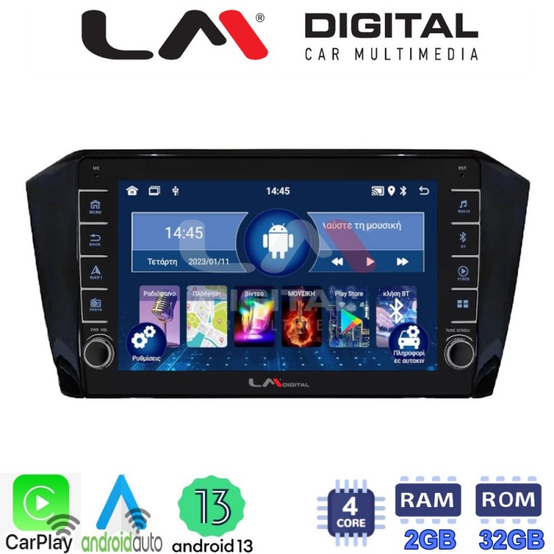 LM Digital - LM ZG4519 GPS Οθόνη OEM Multimedia Αυτοκινήτου για VW PASSAT 2015&gt; (CarPlay/AndroidAuto/BT/GPS/WIFI/GPRS)