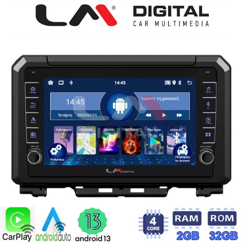 LM Digital - LM ZG4570 GPS Οθόνη OEM Multimedia Αυτοκινήτου για SUZUKI JIMNY 2018&gt; (CarPlay/AndroidAuto/BT/GPS/WIFI/GPRS)