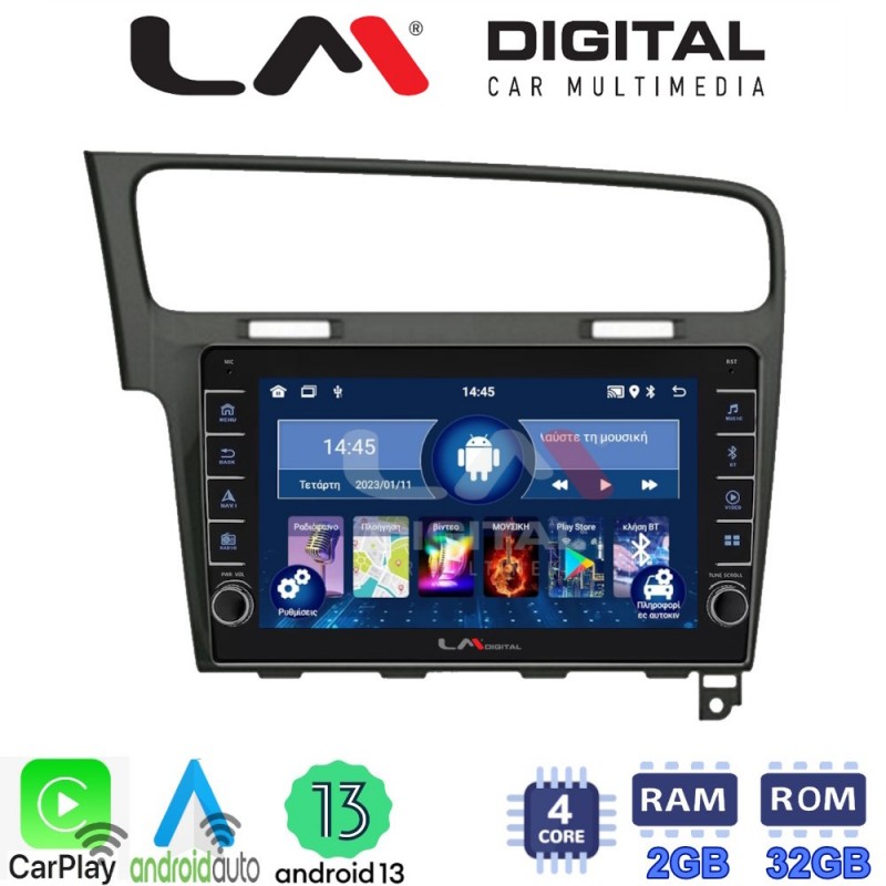 LM Digital - LM ZG4591B GPS Οθόνη OEM Multimedia Αυτοκινήτου για 0 (CarPlay/AndroidAuto/BT/GPS/WIFI/GPRS)