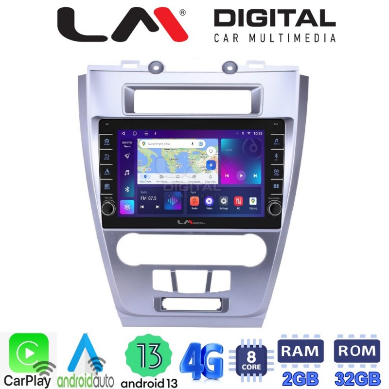 LM Digital - LM ZG8047 GPS Οθόνη OEM Multimedia Αυτοκινήτου για Ford Fusion 2012&gt;2017 (CarPlay/AndroidAuto/BT/GPS/WIFI/GPRS)