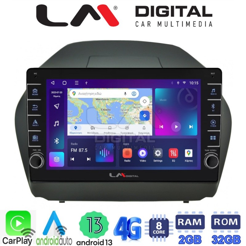 LM Digital - LM ZG8414 GPS Οθόνη OEM Multimedia Αυτοκινήτου για HYUNDAI IX35 2009&gt;2015  (CarPlay/AndroidAuto/BT/GPS/WIFI/GPRS)