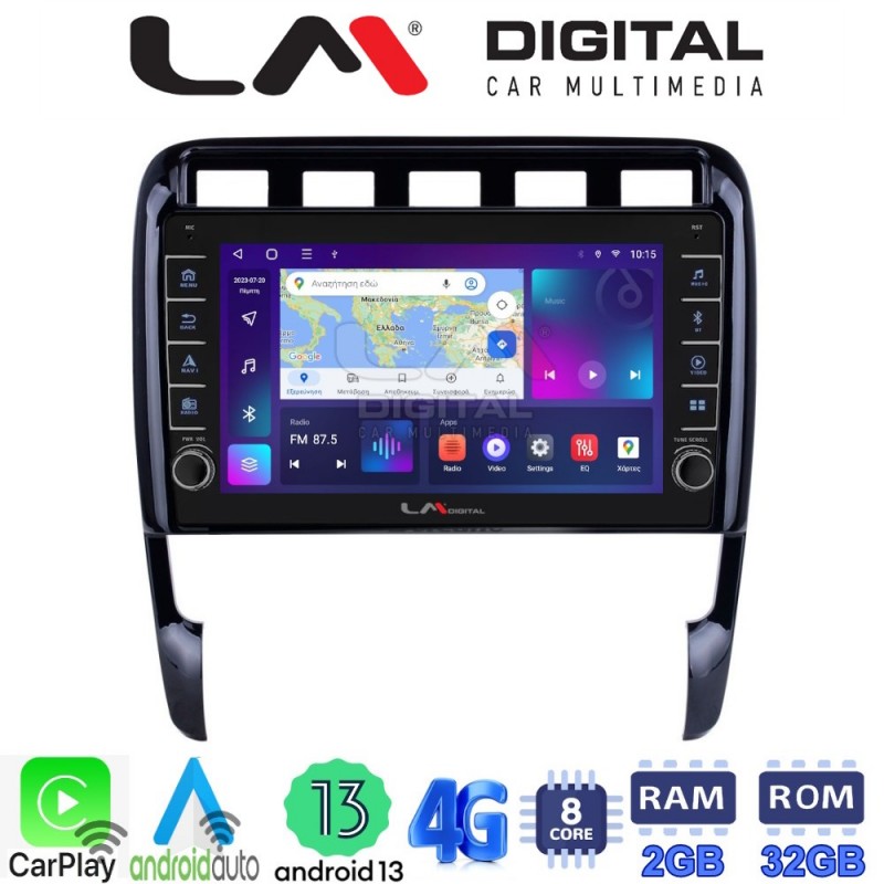 LM Digital - LM ZG8443 GPS Οθόνη OEM Multimedia Αυτοκινήτου για PORSCHE CAYENNE 2002&gt;2011 (CarPlay/AndroidAuto/BT/GPS/WIFI/GPRS)