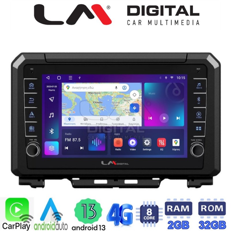 LM Digital - LM ZG8570 GPS Οθόνη OEM Multimedia Αυτοκινήτου για SUZUKI JIMNY 2018&gt; (CarPlay/AndroidAuto/BT/GPS/WIFI/GPRS)