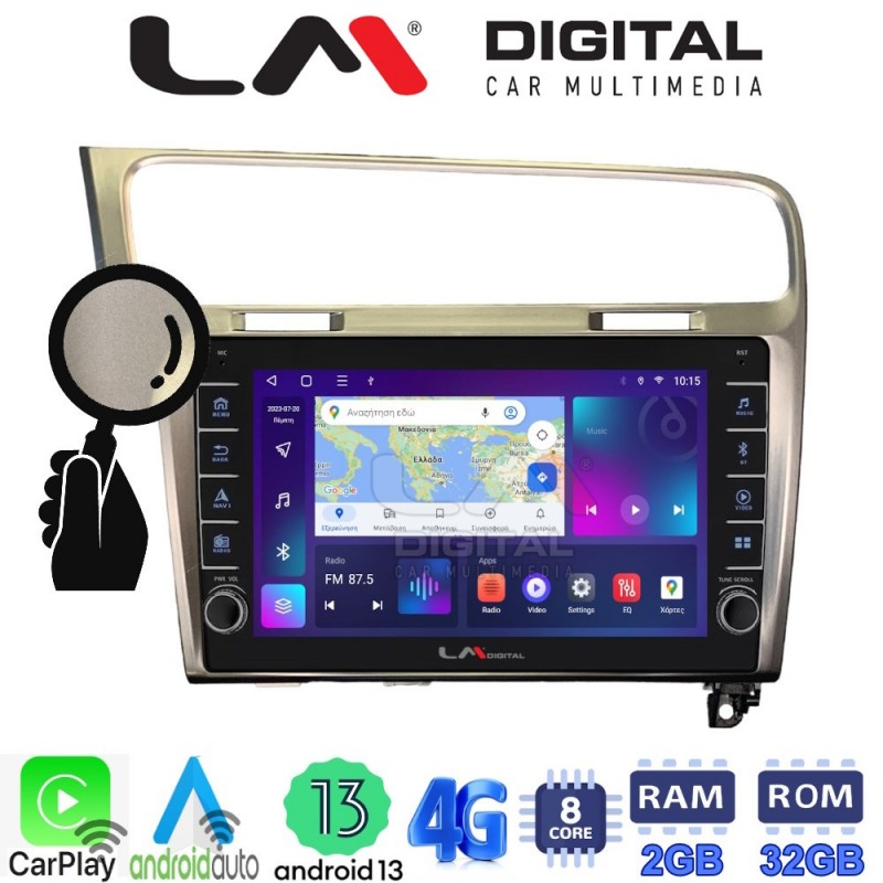 LM Digital - LM ZG8591S GPS Οθόνη OEM Multimedia Αυτοκινήτου για 0 (CarPlay/AndroidAuto/BT/GPS/WIFI/GPRS)