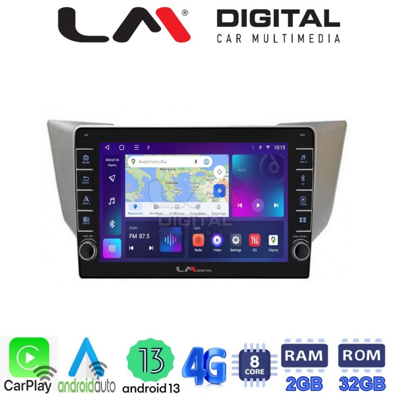 LM Digital - LM ZG8620 GPS Οθόνη OEM Multimedia Αυτοκινήτου για LEXUS RS 2003&gt;2009 (CarPlay/AndroidAuto/BT/GPS/WIFI/GPRS)