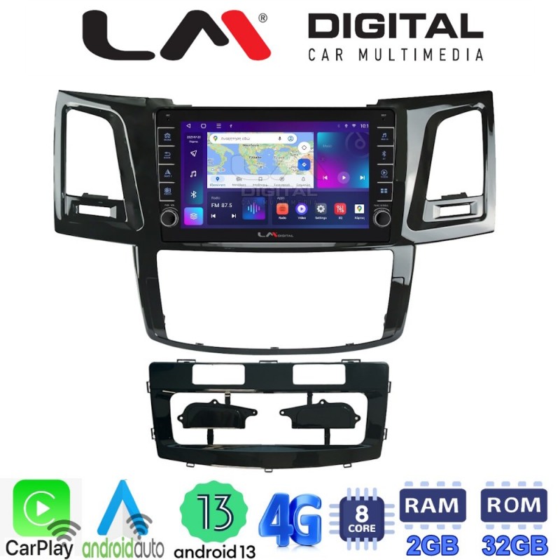 LM Digital - LM ZG8820 GPS Οθόνη OEM Multimedia Αυτοκινήτου για TOYOTA HILUX 2005&gt;2016 (CarPlay/AndroidAuto/BT/GPS/WIFI/GPRS)