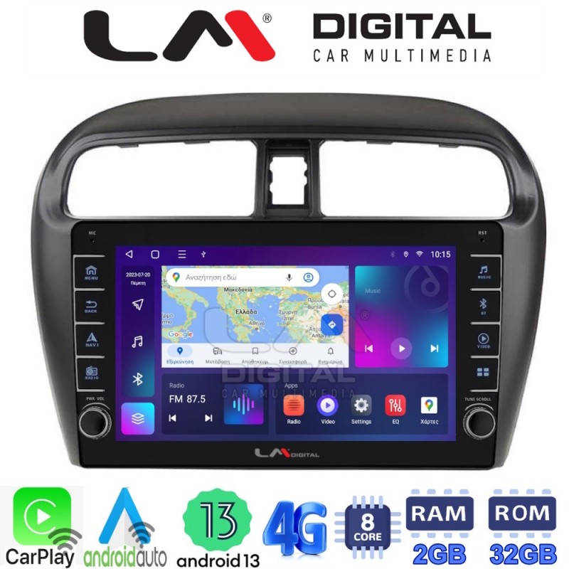 LM Digital - LM ZG8850 GPS Οθόνη OEM Multimedia Αυτοκινήτου για Mitsubishi Spacestar 2013&gt; (CarPlay/AndroidAuto/BT/GPS/WIFI/GPRS)