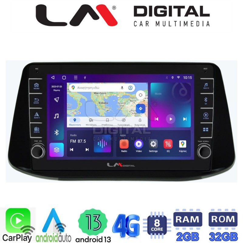 LM Digital - LM ZG8960 GPS Οθόνη OEM Multimedia Αυτοκινήτου για Hyundai i30 2018&gt; (CarPlay/AndroidAuto/BT/GPS/WIFI/GPRS)