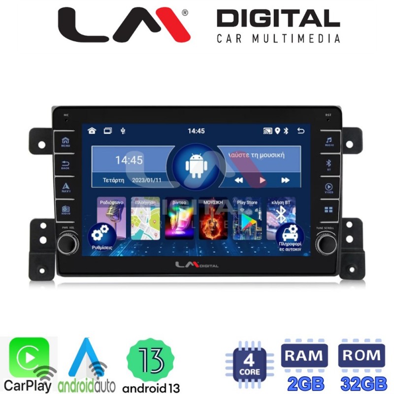 LM Digital - LM ZG4053 GPS Οθόνη OEM Multimedia Αυτοκινήτου για SUZUKI G.VITARA 2005&gt;2015 (CarPlay/AndroidAuto/BT/GPS/WIFI/GPRS)