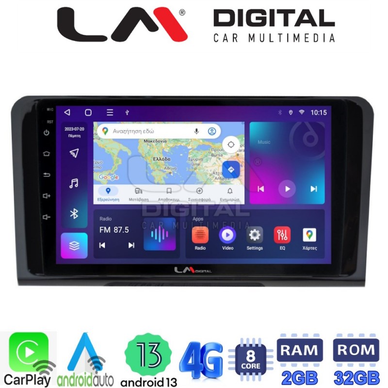 LM Digital - LM ZE8213 GPS Οθόνη OEM Multimedia Αυτοκινήτου για MERCEDES ML 2005&gt;2011 (CarPlay/AndroidAuto/BT/GPS/WIFI/GPRS)