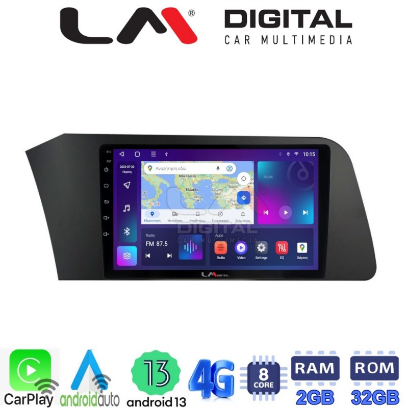 LM Digital - LM ZE8227 GPS Οθόνη OEM Multimedia Αυτοκινήτου για Hyundai Elantra 2021 &gt; (CarPlay/AndroidAuto/BT/GPS/WIFI/GPRS)