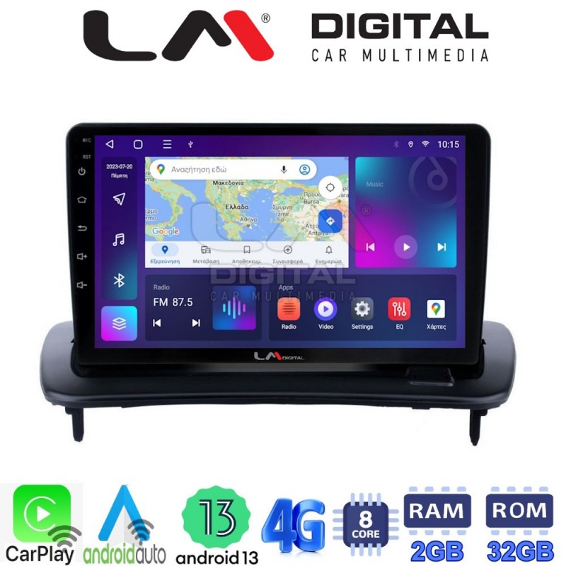 LM Digital - LM ZE8387 GPS Οθόνη OEM Multimedia Αυτοκινήτου για Volvo S40-C30-C70 (CarPlay/AndroidAuto/BT/GPS/WIFI/GPRS)