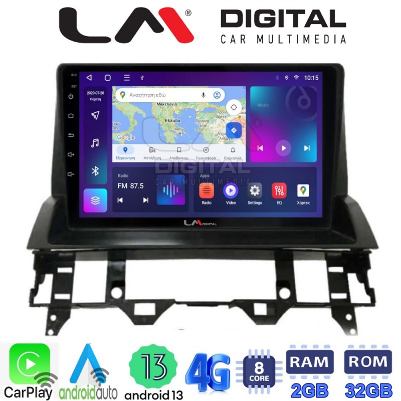 LM Digital - LM ZE8437 GPS Οθόνη OEM Multimedia Αυτοκινήτου για MAZDA 6 2002 &gt; 2005 (CarPlay/AndroidAuto/BT/GPS/WIFI/GPRS)