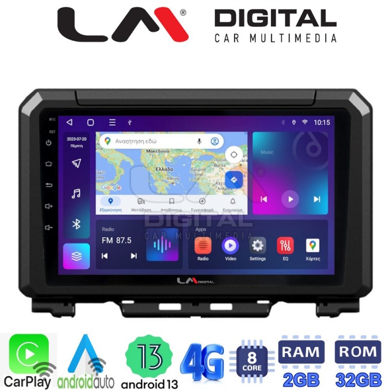 LM Digital - LM ZE8570 GPS Οθόνη OEM Multimedia Αυτοκινήτου για SUZUKI JIMNY 2018&gt; (CarPlay/AndroidAuto/BT/GPS/WIFI/GPRS)