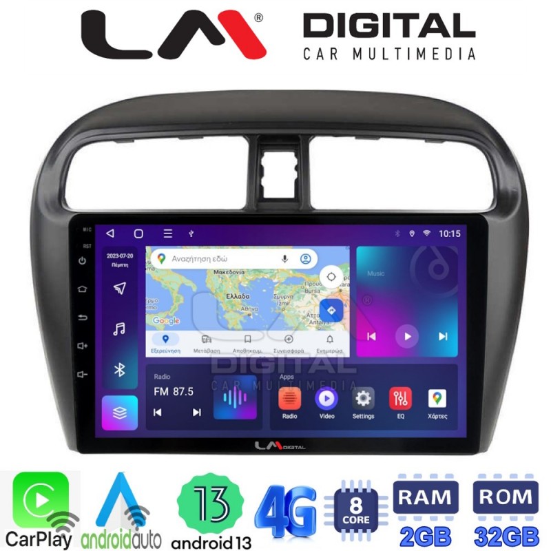 LM Digital - LM ZE8850 GPS Οθόνη OEM Multimedia Αυτοκινήτου για Mitsubishi Spacestar 2013&gt; (CarPlay/AndroidAuto/BT/GPS/WIFI/GPRS)