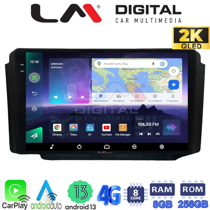 LM Digital - LM ZQ8013 GPS Οθόνη OEM Multimedia Αυτοκινήτου για Ssangyong Rexton 2002&gt;2006 (CarPlay/AndroidAuto/BT/GPS/WIFI/GPRS)