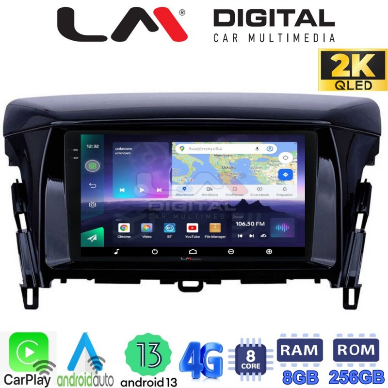 LM Digital - LM ZQ8030 GPS Οθόνη OEM Multimedia Αυτοκινήτου για MITSUBISHI ECLIPSE CROSS 2018&gt; (CarPlay/AndroidAuto/BT/GPS/WIFI/GPRS)