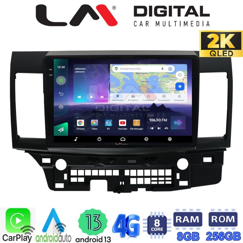 LM Digital - LM ZQ8037 GPS Οθόνη OEM Multimedia Αυτοκινήτου για MITSUBISHI LANCER 2008&gt; (CarPlay/AndroidAuto/BT/GPS/WIFI/GPRS)