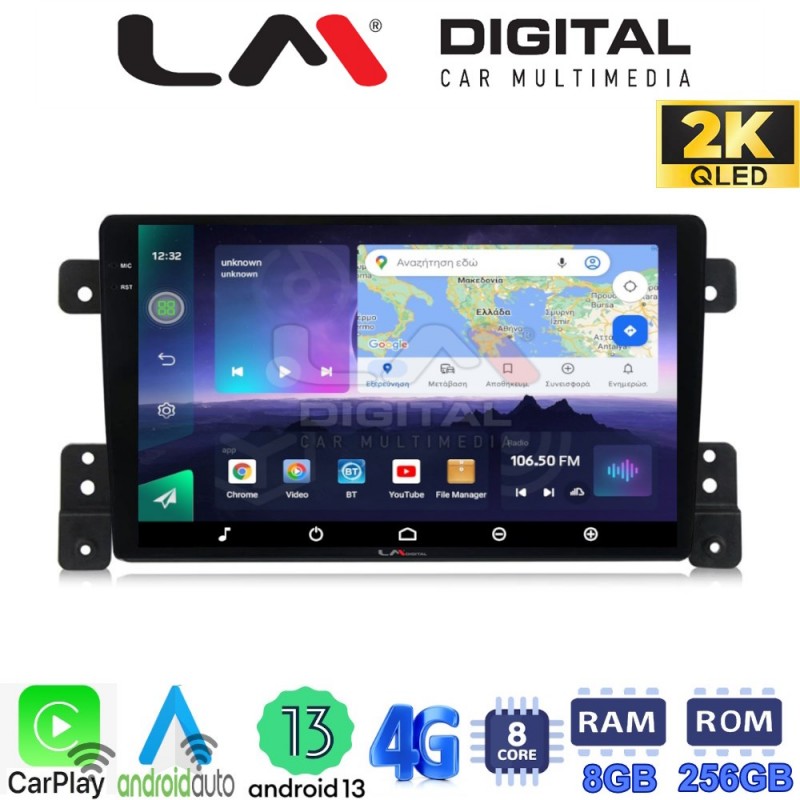 LM Digital - LM ZQ8053 GPS Οθόνη OEM Multimedia Αυτοκινήτου για SUZUKI G.VITARA 2005&gt;2015 (CarPlay/AndroidAuto/BT/GPS/WIFI/GPRS)