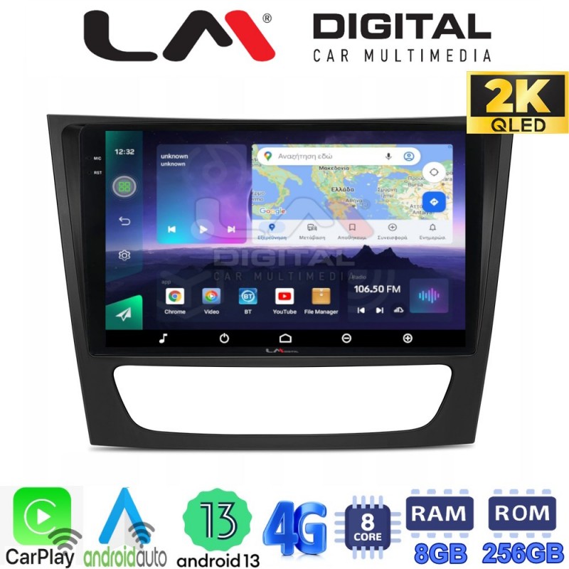 LM Digital - LM ZQ8090 GPS Οθόνη OEM Multimedia Αυτοκινήτου για MERCEDES E class (W211)  (CarPlay/AndroidAuto/BT/GPS/WIFI/GPRS)