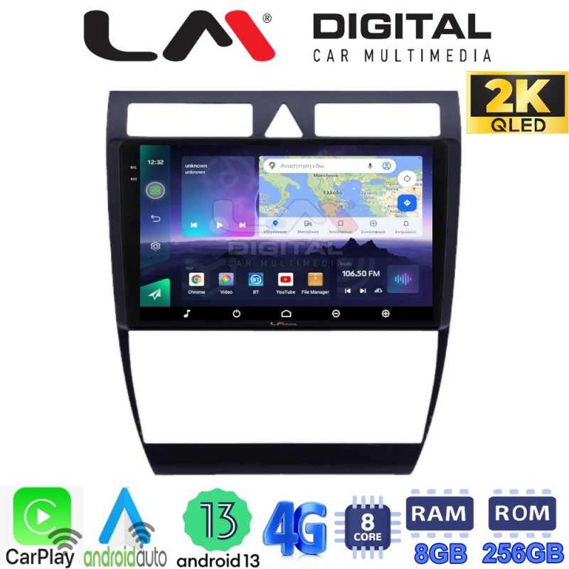 LM Digital - LM ZQ8102 GPS Οθόνη OEM Multimedia Αυτοκινήτου για Audi A6 1998 &gt; 2004 (CarPlay/AndroidAuto/BT/GPS/WIFI/GPRS)