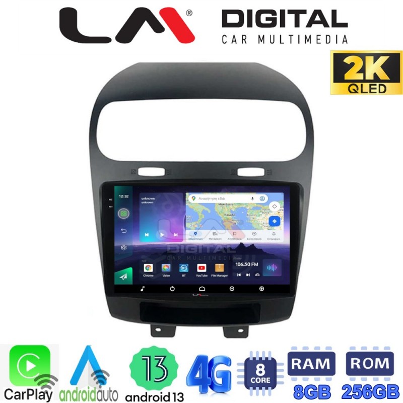 LM Digital - LM ZQ8261 GPS Οθόνη OEM Multimedia Αυτοκινήτου για Fiat Freemont 2008&gt; (CarPlay/AndroidAuto/BT/GPS/WIFI/GPRS)