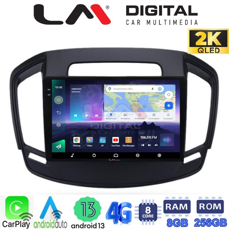 LM Digital - LM ZQ8338 GPS Οθόνη OEM Multimedia Αυτοκινήτου για OPEL INSIGNIA  2014&gt; (CarPlay/AndroidAuto/BT/GPS/WIFI/GPRS)