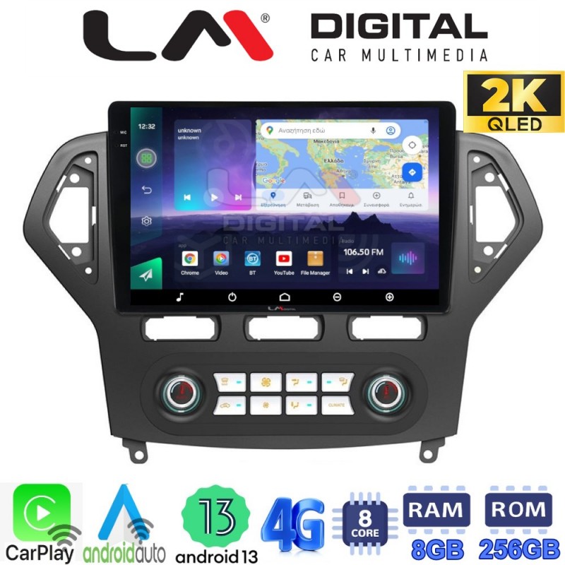 LM Digital - LM ZQ8367C GPS Οθόνη OEM Multimedia Αυτοκινήτου για FORD MONDEO 2007 &gt; 2010 (CarPlay/AndroidAuto/BT/GPS/WIFI/GPRS)