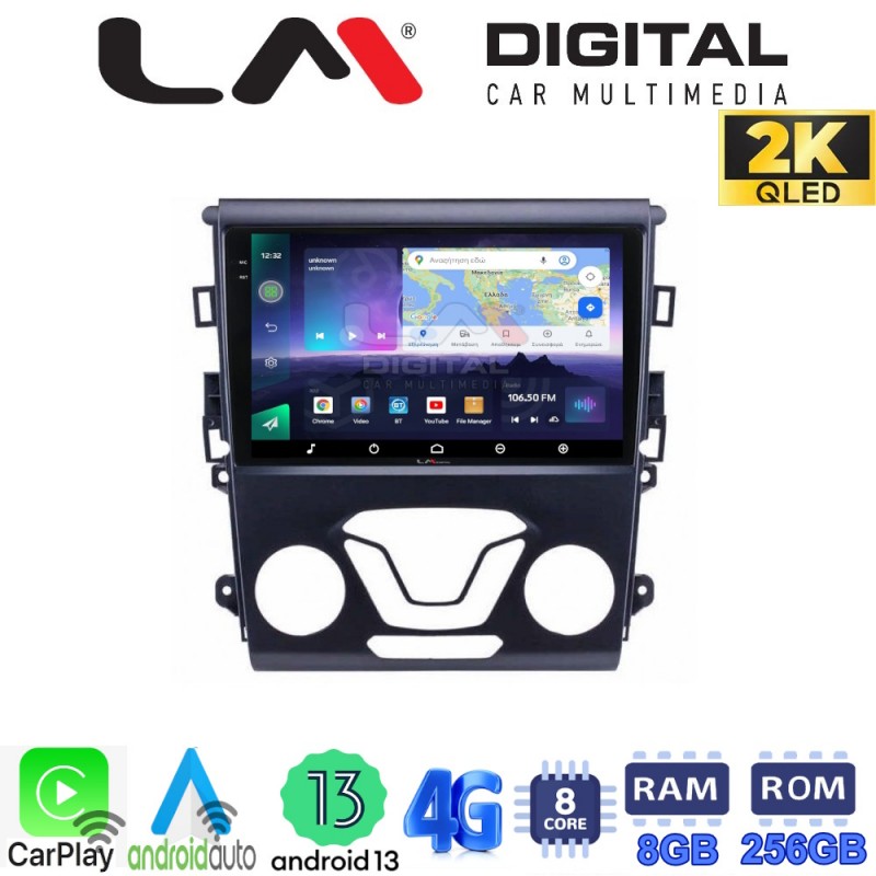 LM Digital - LM ZQ8369 GPS Οθόνη OEM Multimedia Αυτοκινήτου για FORD MONDEO 2014&gt; (CarPlay/AndroidAuto/BT/GPS/WIFI/GPRS)