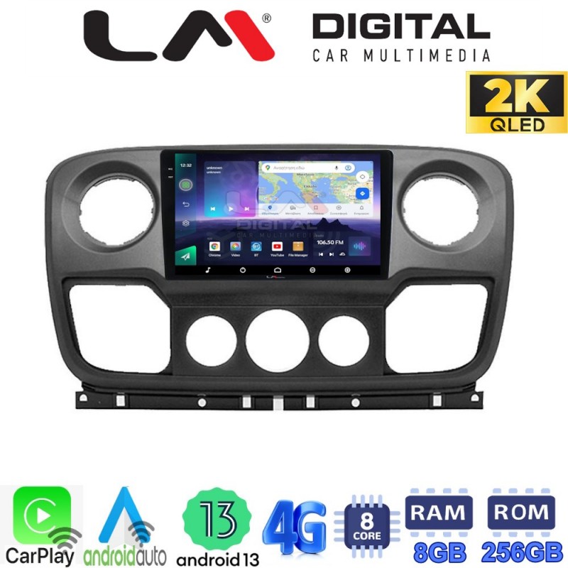 LM Digital - LM ZQ8503 GPS Οθόνη OEM Multimedia Αυτοκινήτου για NISSAN NV400 2011 &gt; 2020
OPEL Movano 2011&gt; 2020
RENAULT Master III 2010 &gt; 2019 (CarPlay/AndroidAuto/BT/GPS/WIFI/GPRS)