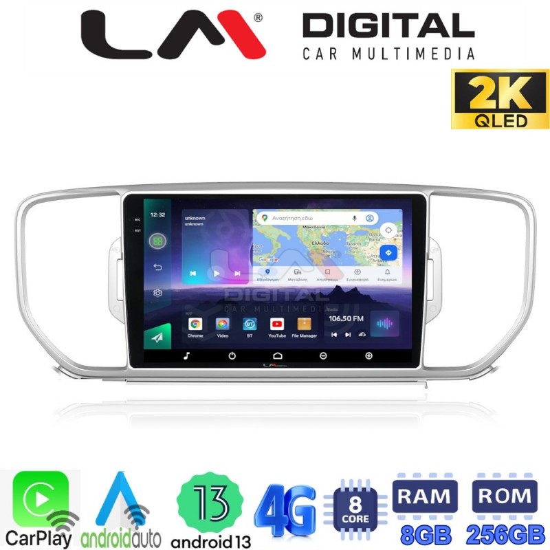 LM Digital - LM ZQ8527 GPS Οθόνη OEM Multimedia Αυτοκινήτου για KIA SPORTAGE 2016&gt;2019 (CarPlay/AndroidAuto/BT/GPS/WIFI/GPRS)