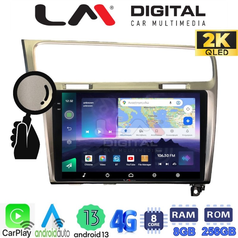 LM Digital - LM ZQ8591S GPS Οθόνη OEM Multimedia Αυτοκινήτου για 0 (CarPlay/AndroidAuto/BT/GPS/WIFI/GPRS)