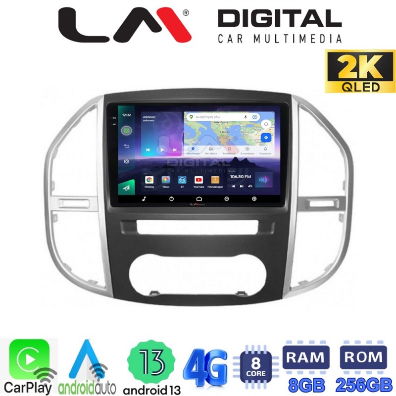 LM Digital - LM ZQ8669 GPS Οθόνη OEM Multimedia Αυτοκινήτου για Mercedes Vito 2015 &gt; (CarPlay/AndroidAuto/BT/GPS/WIFI/GPRS)