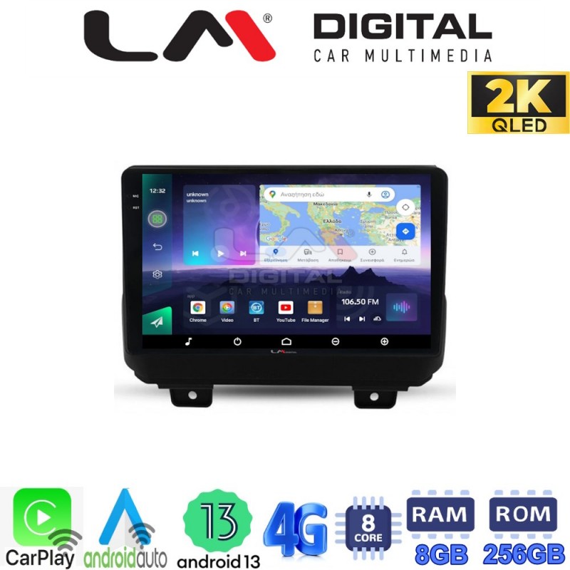 LM Digital - LM ZQ8746 GPS Οθόνη OEM Multimedia Αυτοκινήτου για JEEP  WRANGLER 2018&gt;  (CarPlay/AndroidAuto/BT/GPS/WIFI/GPRS)