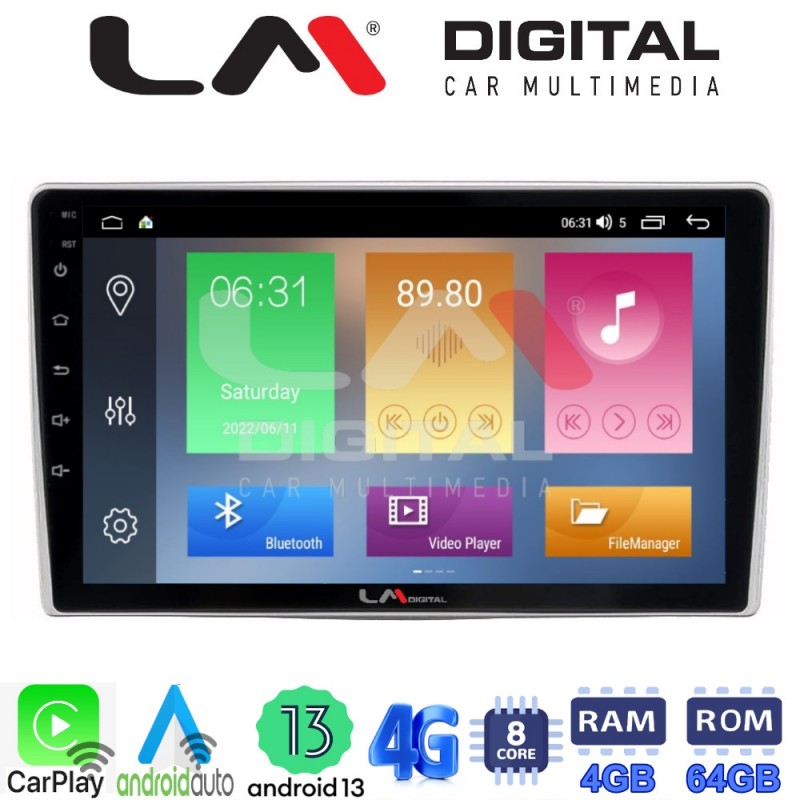 LM Digital - LM ZC8160 GPS Οθόνη OEM Multimedia Αυτοκινήτου για Alfa Romeo Mito 2008&gt; (CarPlay/AndroidAuto/BT/GPS/WIFI/GPRS)