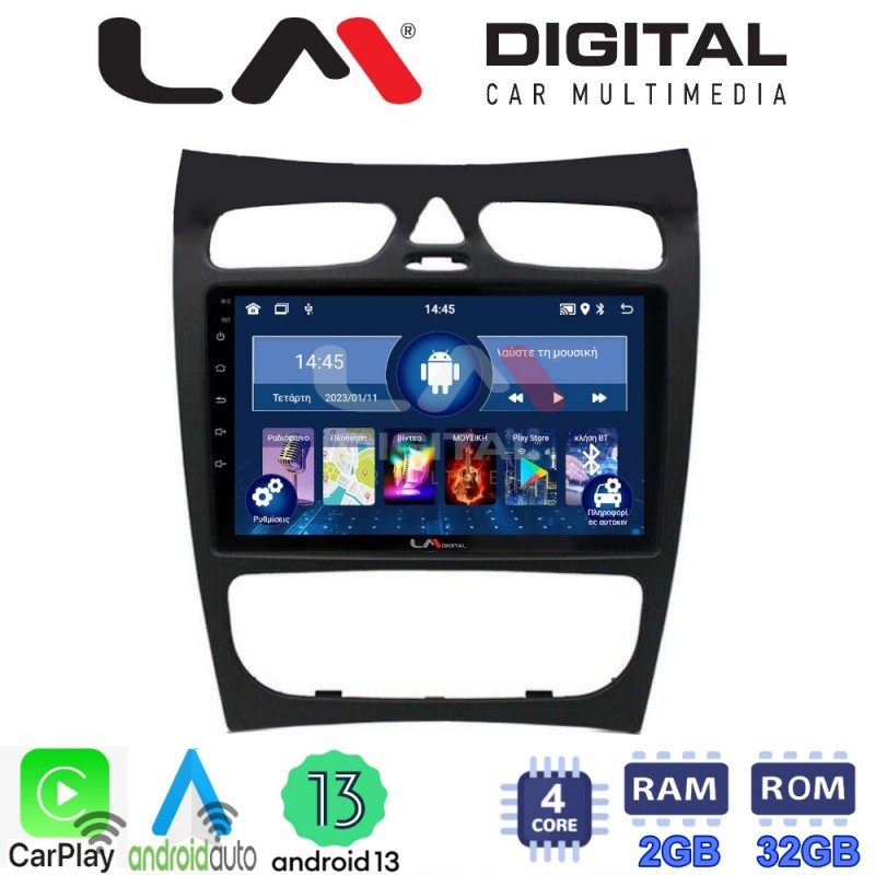 LM Digital - LM ZN4812 GPS Οθόνη OEM Multimedia Αυτοκινήτου για Mercedes CLK (W209) 2000 &gt; 2004 (CarPlay/AndroidAuto/BT/GPS/WIFI/GPRS)