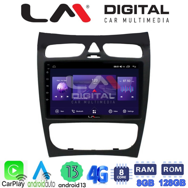 LM Digital - LM ZT8812 GPS Οθόνη OEM Multimedia Αυτοκινήτου για Mercedes CLK (W209) 2000 &gt; 2004 (CarPlay/AndroidAuto/BT/GPS/WIFI/GPRS)