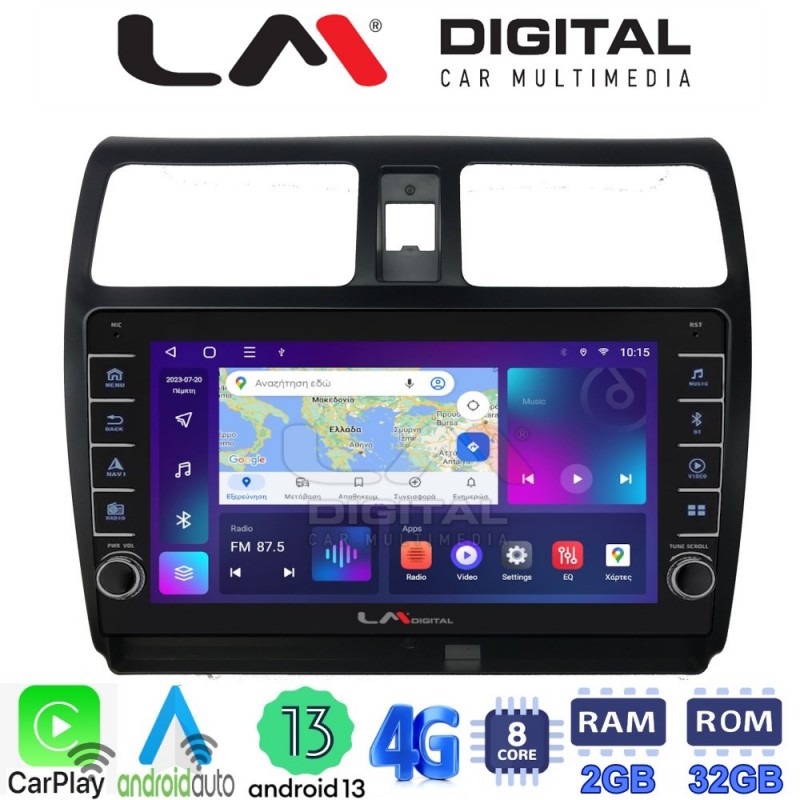 LM Digital - LM ZG8978 GPS Οθόνη OEM Multimedia Αυτοκινήτου για SUZUKI SWIFT 2005 &gt; 2010 (CarPlay/AndroidAuto/BT/GPS/WIFI/GPRS)