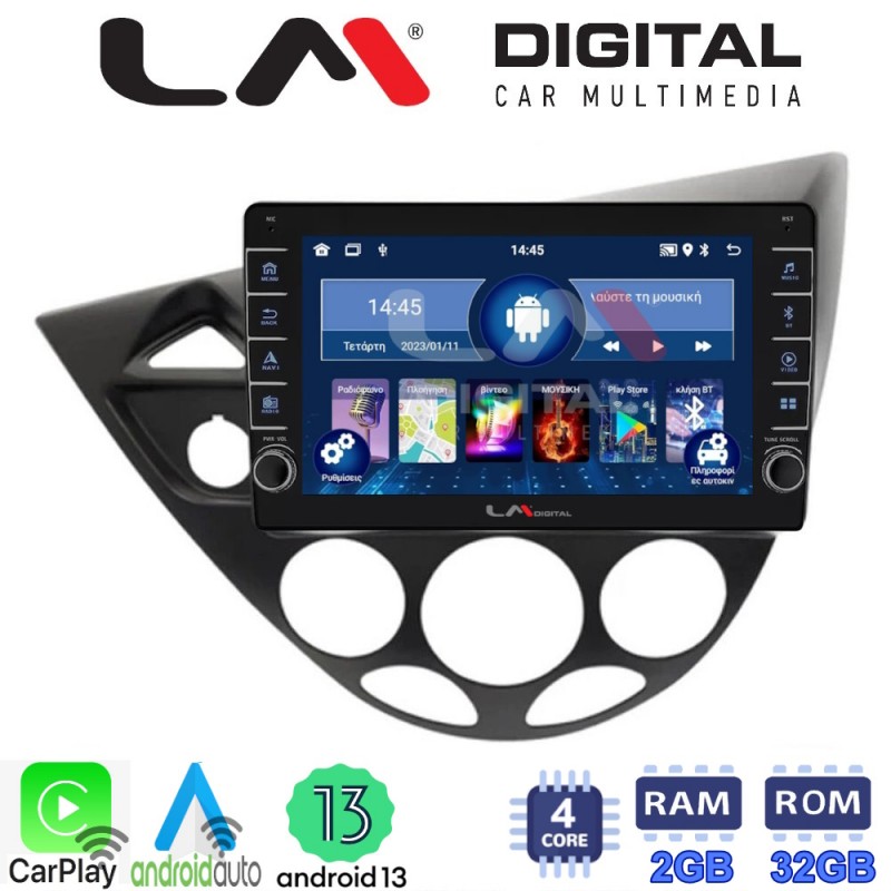 LM Digital - LM ZG4236 GPS Οθόνη OEM Multimedia Αυτοκινήτου για Ford Focus 1998 &gt; 2004 (CarPlay/AndroidAuto/BT/GPS/WIFI/GPRS)