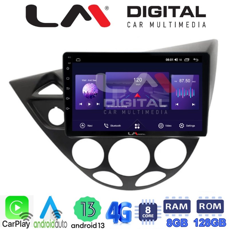 LM Digital - LM ZT8236 GPS Οθόνη OEM Multimedia Αυτοκινήτου για Ford Focus 1998 &gt; 2004 (CarPlay/AndroidAuto/BT/GPS/WIFI/GPRS)