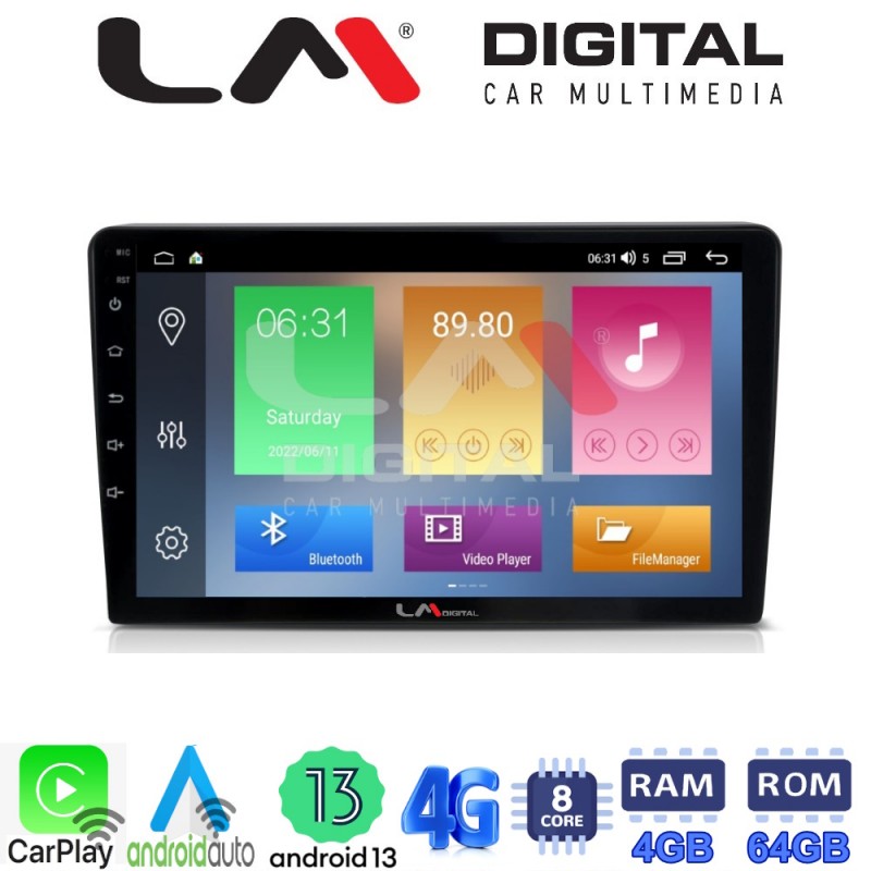 LM Digital - LM ZC8332 GPS Οθόνη OEM Multimedia Αυτοκινήτου για VW Golf4 1998 &gt; 2004 (CarPlay/AndroidAuto/BT/GPS/WIFI/GPRS)