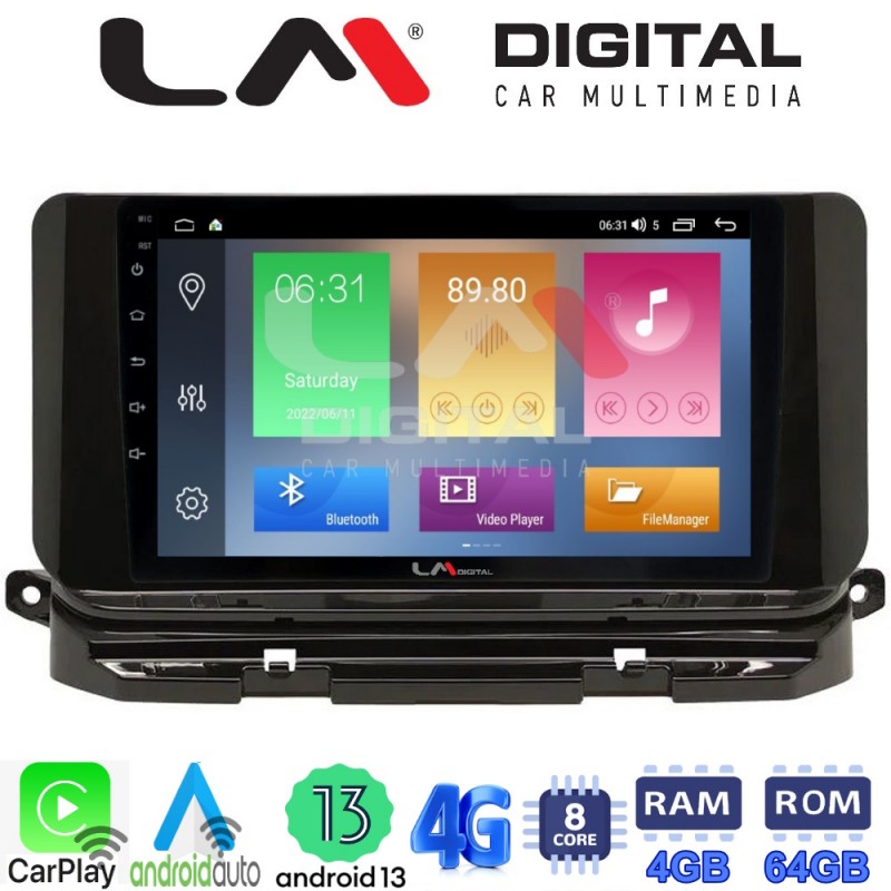 LM Digital - LM ZC8280 GPS Οθόνη OEM Multimedia Αυτοκινήτου για Skoda Octavia 2021&gt; (CarPlay/AndroidAuto/BT/GPS/WIFI/GPRS)