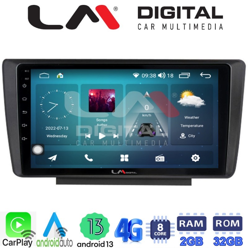 LM Digital - LM ZR8007 GPS Οθόνη OEM Multimedia Αυτοκινήτου για Skoda Octavia 2005 &gt; 2012 (CarPlay/AndroidAuto/BT/GPS/WIFI/GPRS)