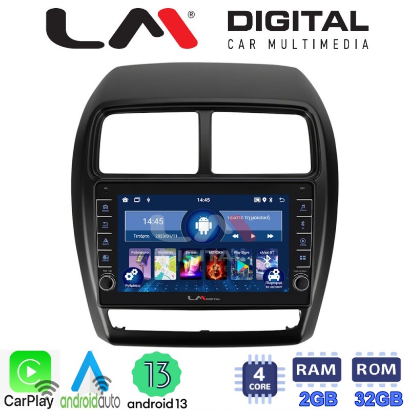 LM Digital - LM ZG4318 GPS Οθόνη OEM Multimedia Αυτοκινήτου για Mitsubishi ASX 2020 &gt; 2023 (CarPlay/AndroidAuto/BT/GPS/WIFI/GPRS)