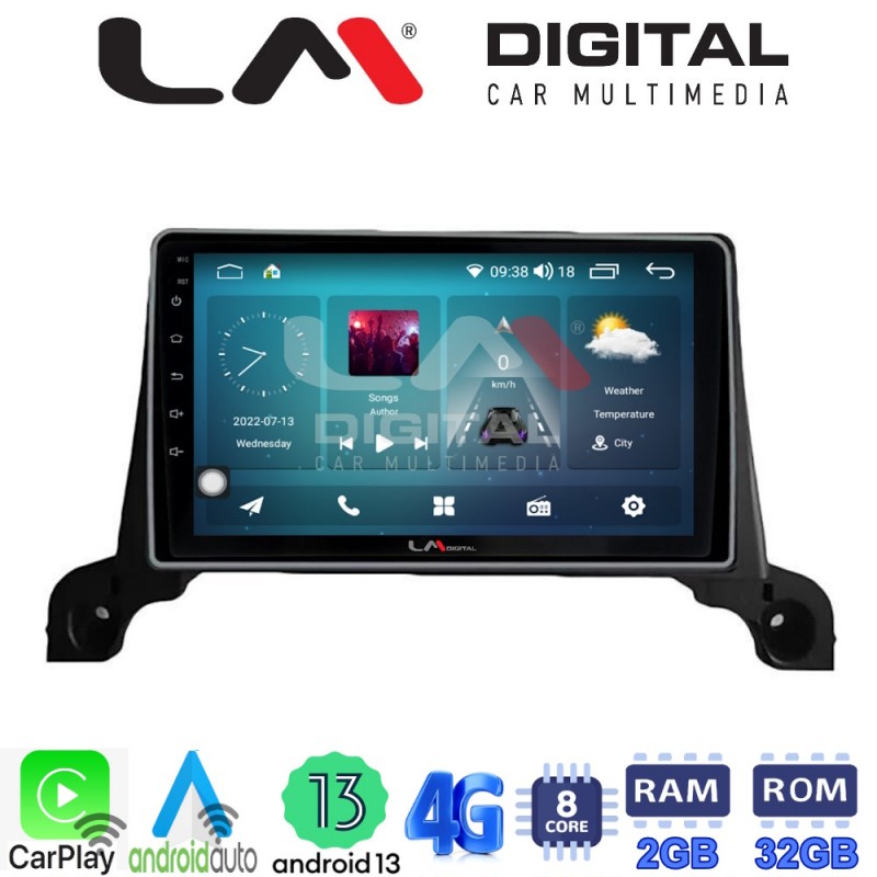 LM Digital - LM ZR8324 GPS Οθόνη OEM Multimedia Αυτοκινήτου για Peugeot 3008/5008 2016&gt; (CarPlay/AndroidAuto/BT/GPS/WIFI/GPRS)