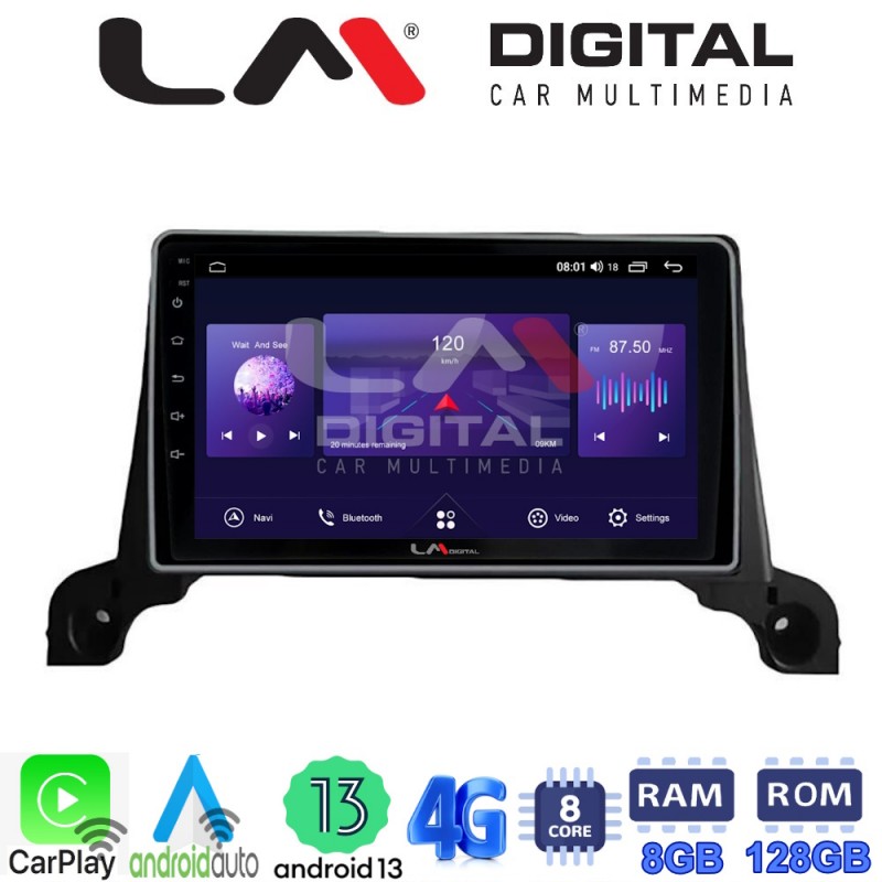 LM Digital - LM ZT8324 GPS Οθόνη OEM Multimedia Αυτοκινήτου για Peugeot 3008/5008 2016&gt; (CarPlay/AndroidAuto/BT/GPS/WIFI/GPRS)